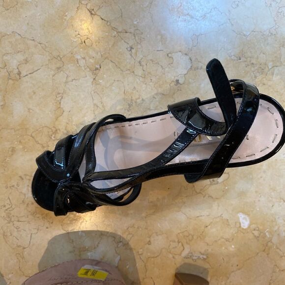 PRADA Black Patent Platform sandal in size 40 - Picture 8 of 10
